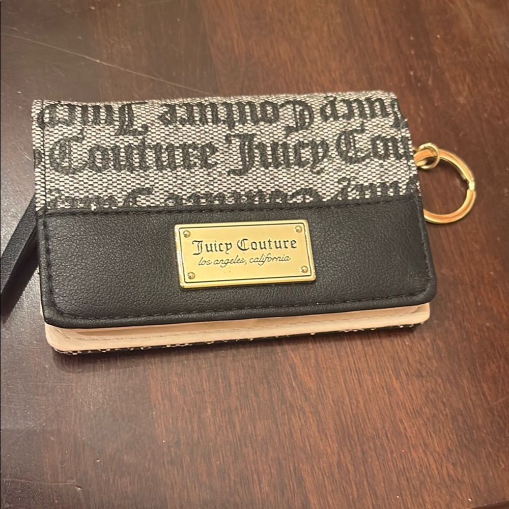 Juicy Couture Black and Gold Wallet